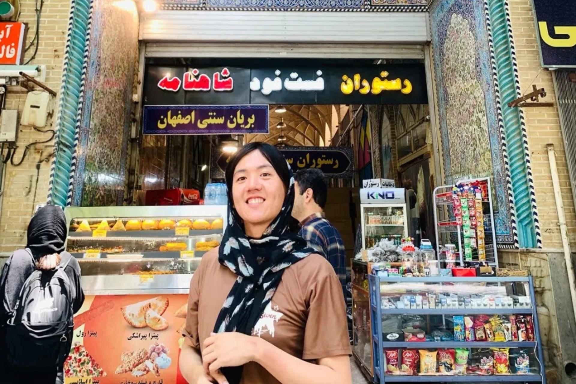 سفر دختر تایوانی به ایران