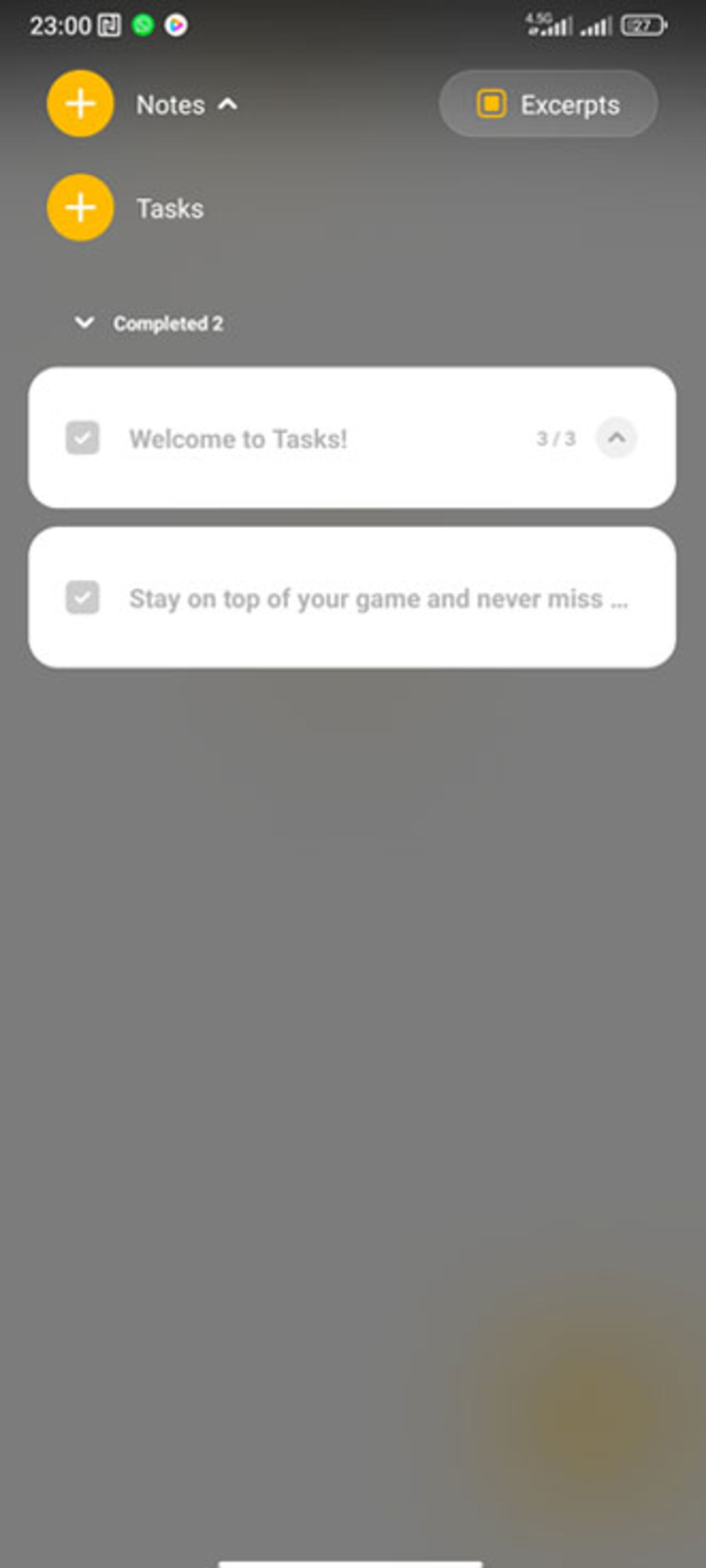 نوار Task Toolbox