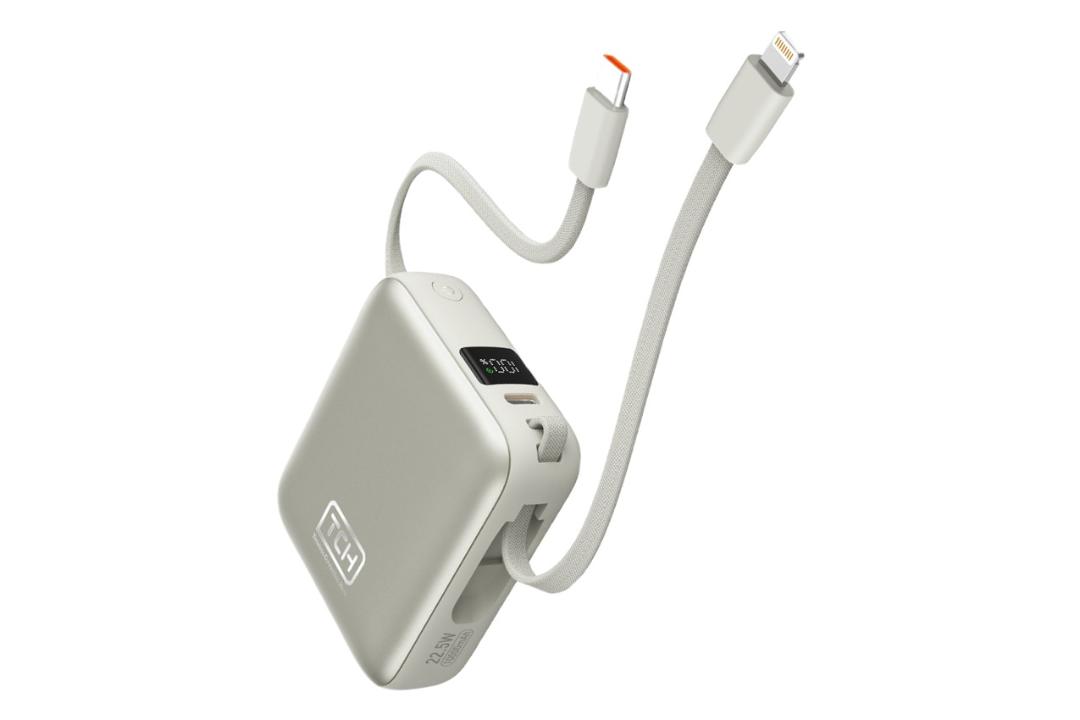 پاور بانک تی سی اچ TCH Mini 1020 10000mAh نقره ای