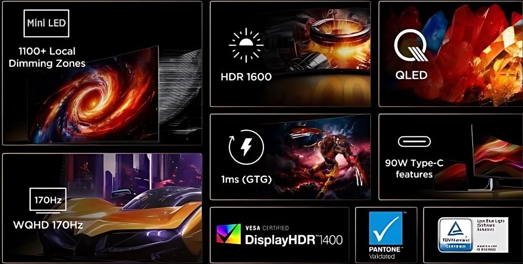 مشخصات مانیتور TCL 34R83Q