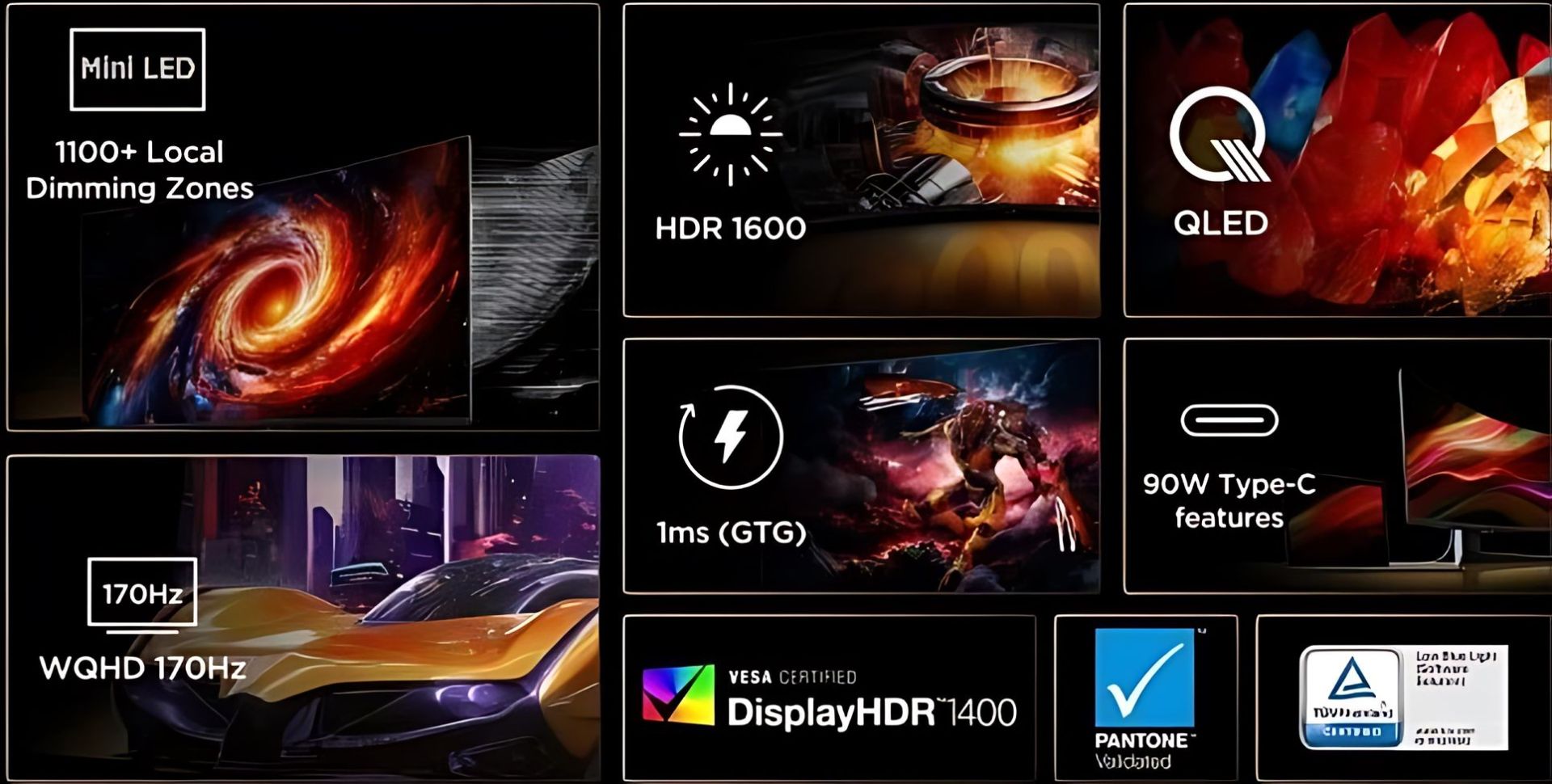 مشخصات مانیتور TCL 34R83Q