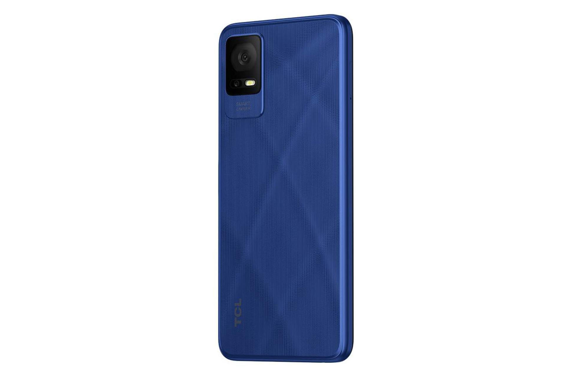 نمای راست پنل پشت گوشی موبایل تی سی ال TCL 406s آبی