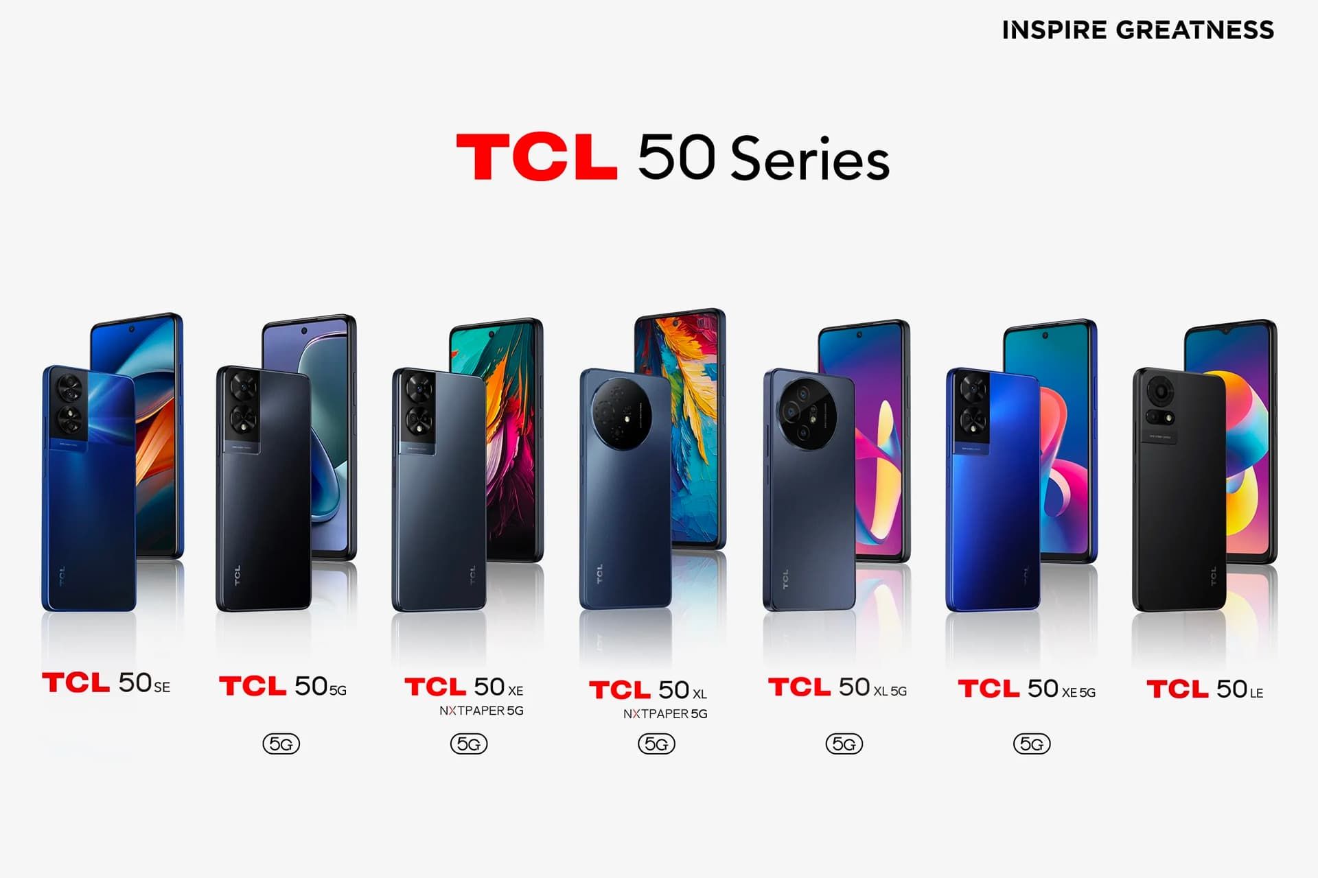 گوشی های سری TCL 50 2024 در ۷ مدل