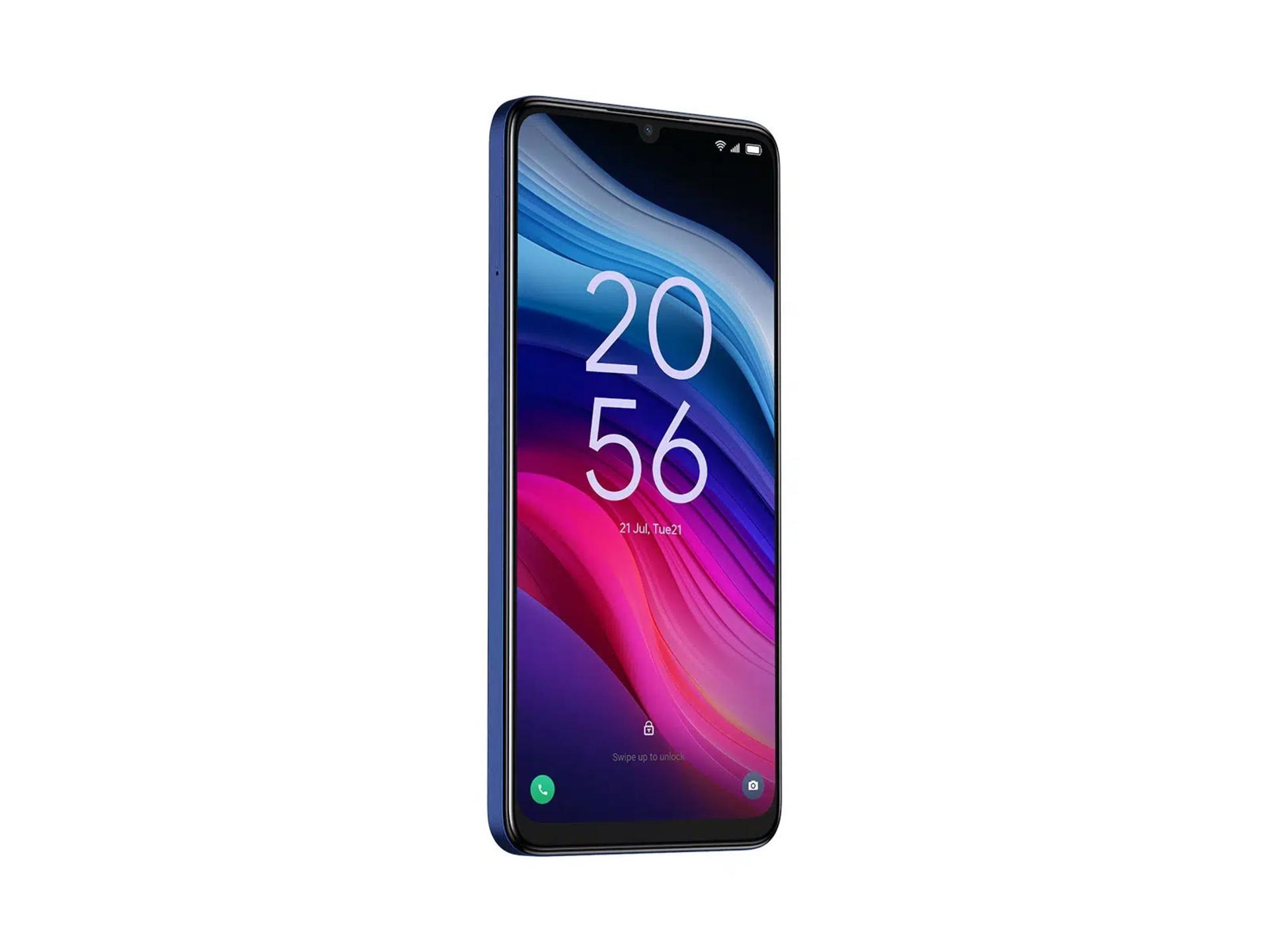 نمای جلو و کناره گوشی tcl 505