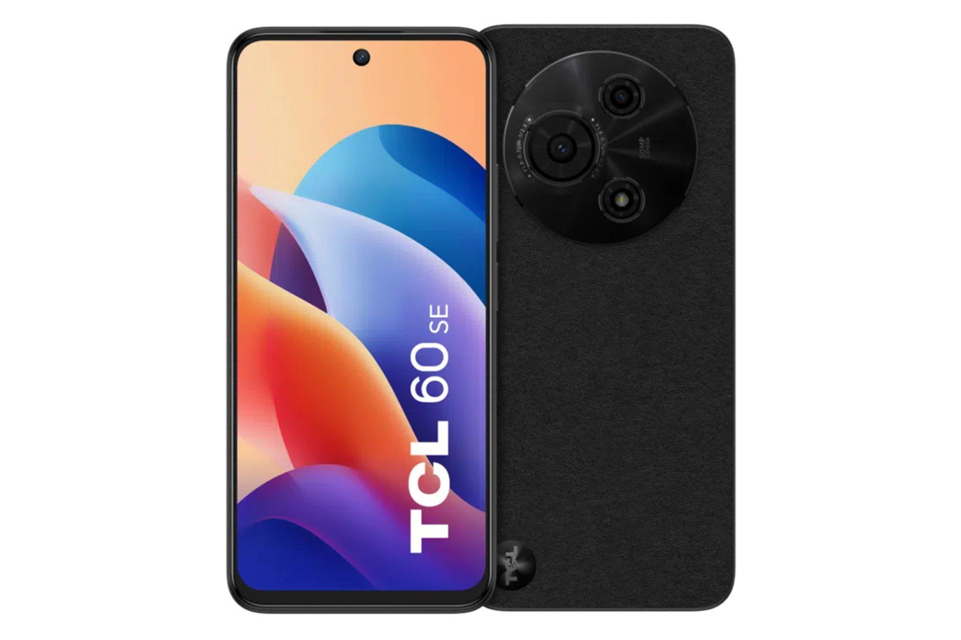 پنل جلو و پشت گوشی موبایل تی سی ال TCL 60 SE مشکی