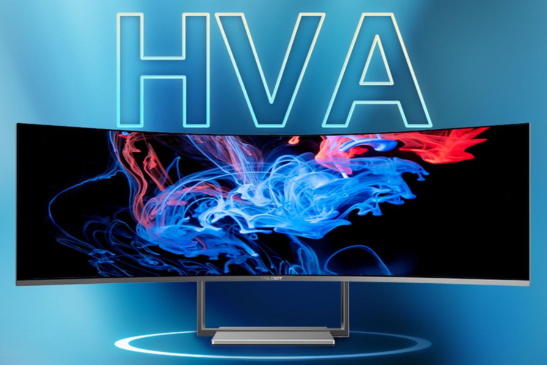 مانیتور خمیده ۵۷٫۱ اینچی TCL با وضوح 4K دوگانه