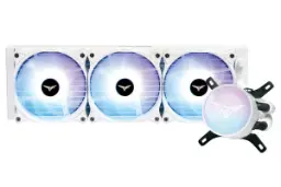 خنک کننده مایع تیم گروپ SIREN GD360E All-in-One ARGB White رنگ سفید