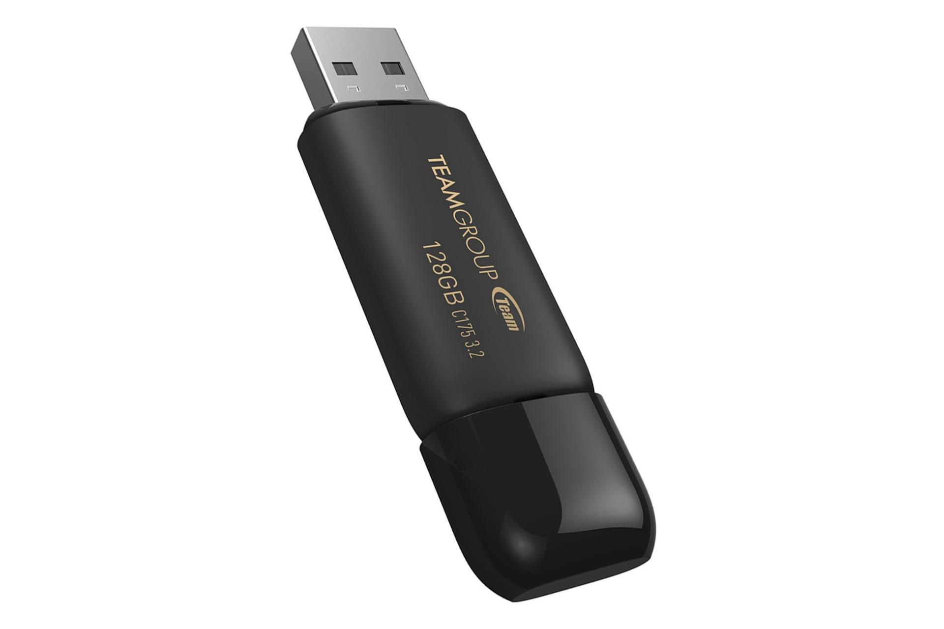 فلش مموری تیم گروپ TEAMGROUP C175 128GB USB 3.2 از نمای کناری