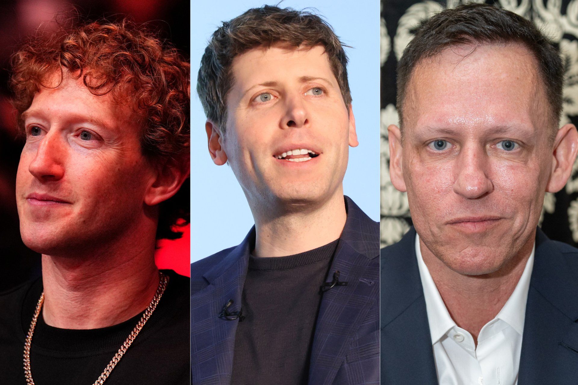 سم آلتمن و زاکربرگ و پیتر تیل