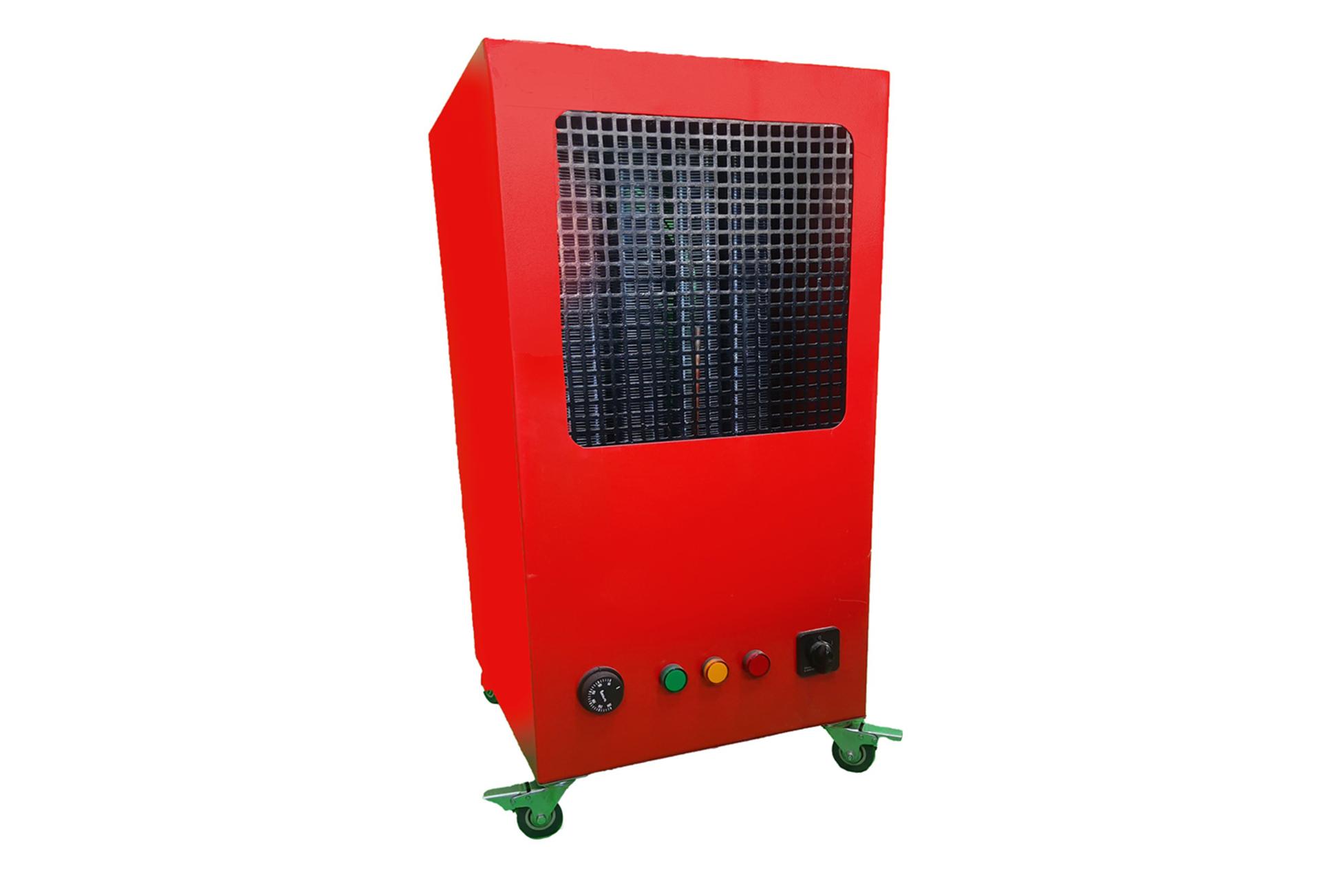 نمای کناری بخاری برقی تکنو دیزاین Techno Design HT0021