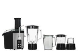 نمای جلوی آبمیوه گیری 4 کاره تکنو TE-312 رنگ مشکی