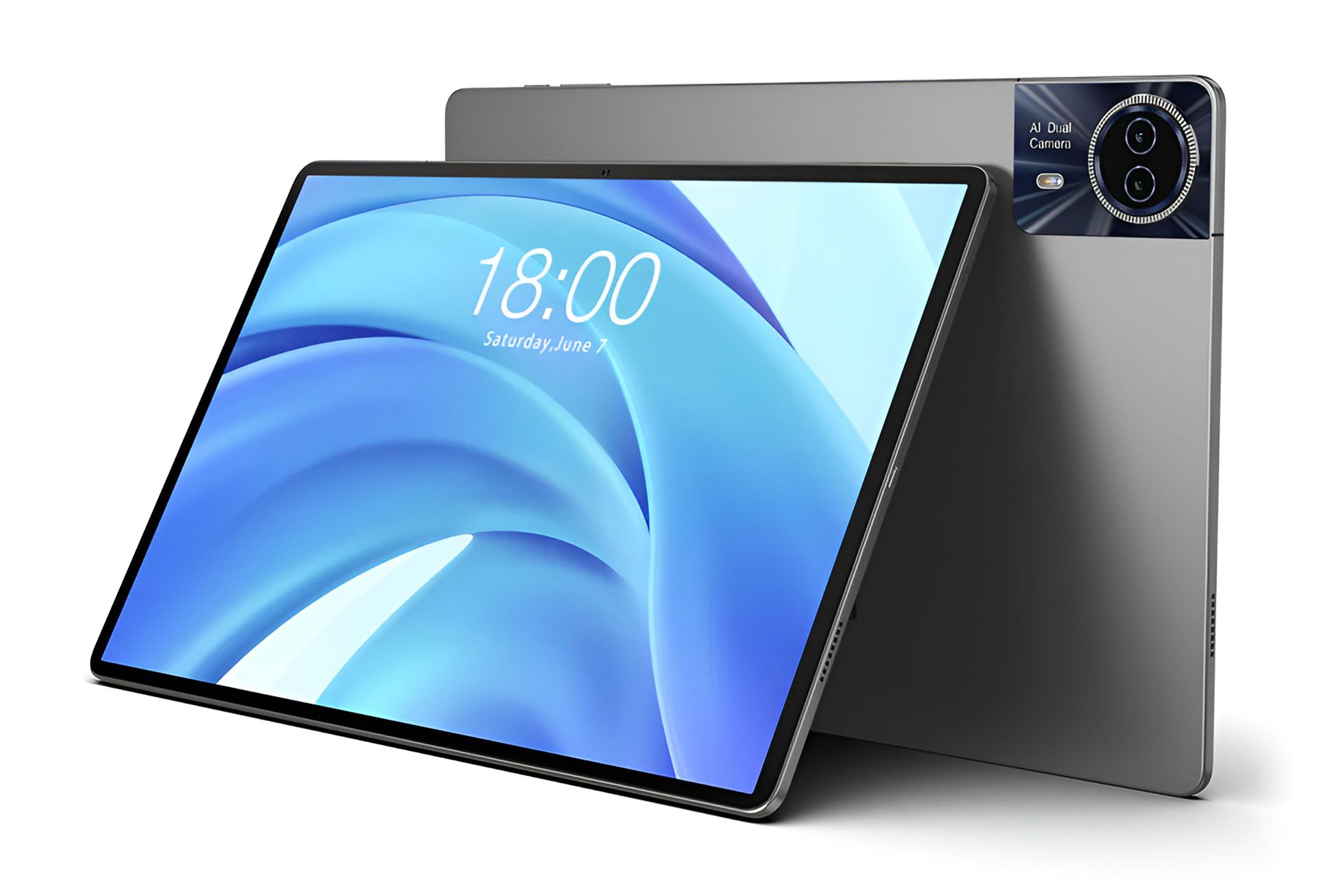 نمای پنل پشتی و جلویی تبلت تک‌لست مدل T50 HD