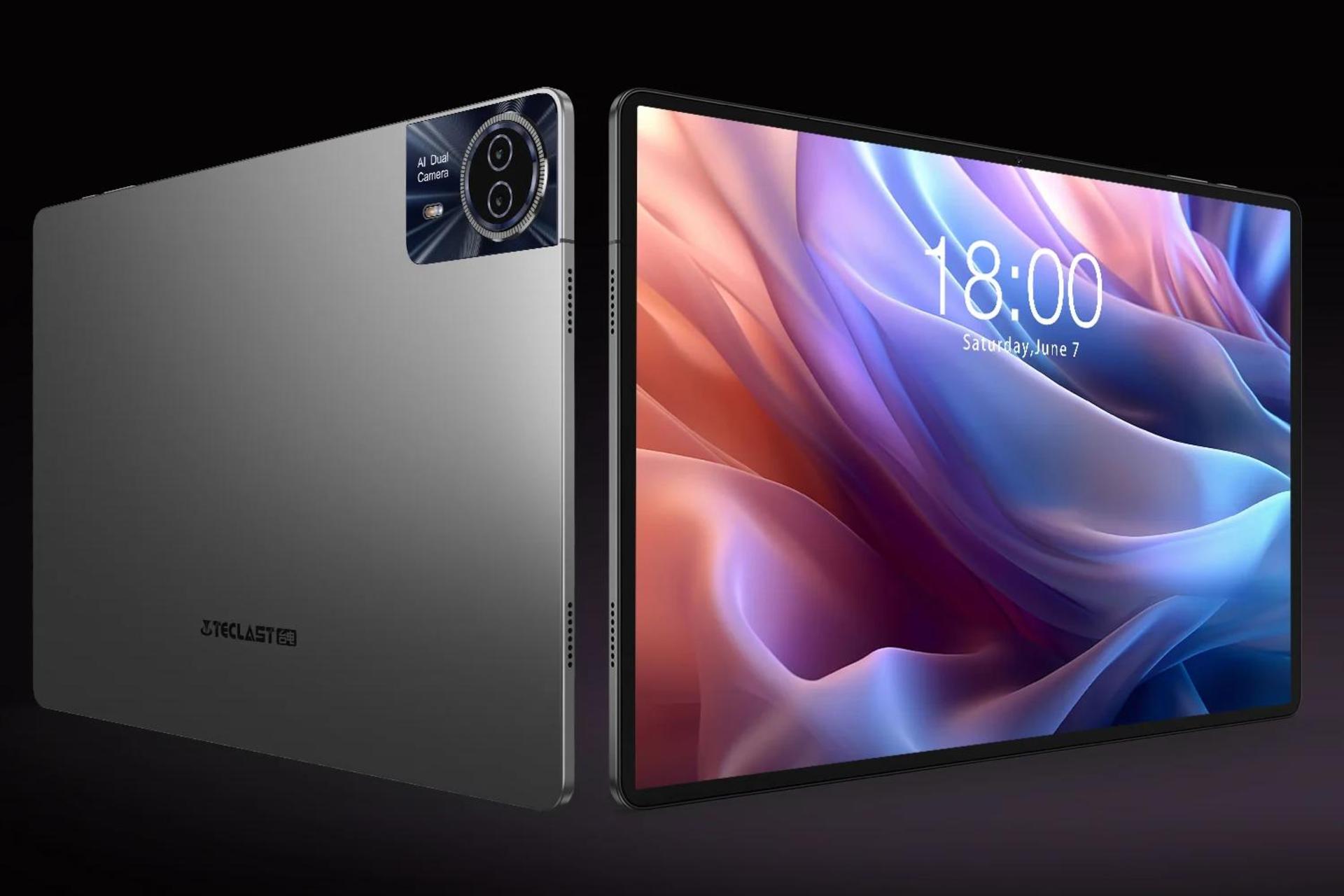 تبلت Teclast T65 Max از نمای جلو و پشت