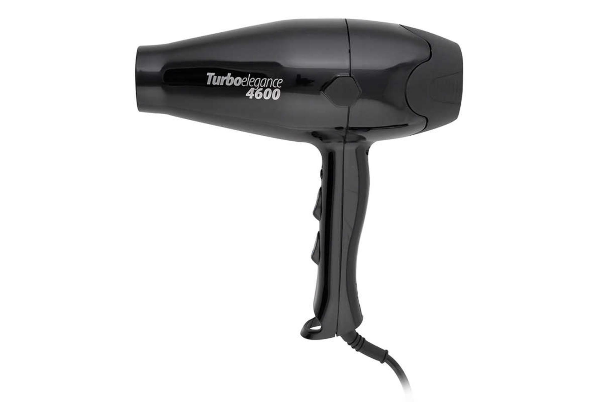 نمای سمت راست سشوار تکنو درای Turbo Elegance 4600 رنگ مشکی