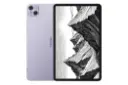 نمای کلی تبلت تکنو مگاپد پرو / Tecno MEGAPAD Pro با نمایشگر روشن و نمایش لوگو و دوربین پنل پشت