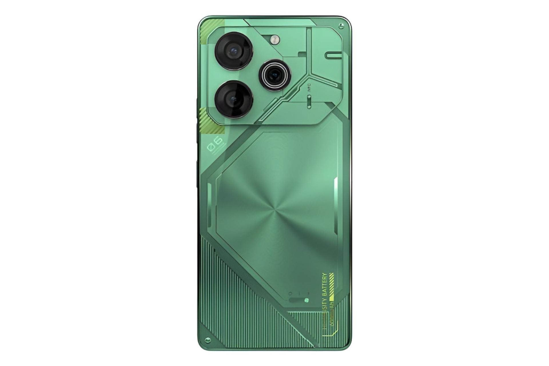 پنل پشت گوشی موبایل Pova 6 پرو تکنو سبز / Tecno Pova 6 Pro