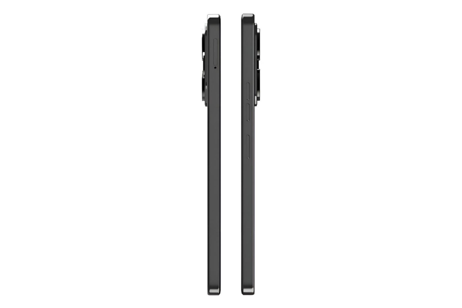 لبه های کناری گوشی موبایل Pova 6 پرو تکنو خاکستری تیره / Tecno Pova 6 Pro