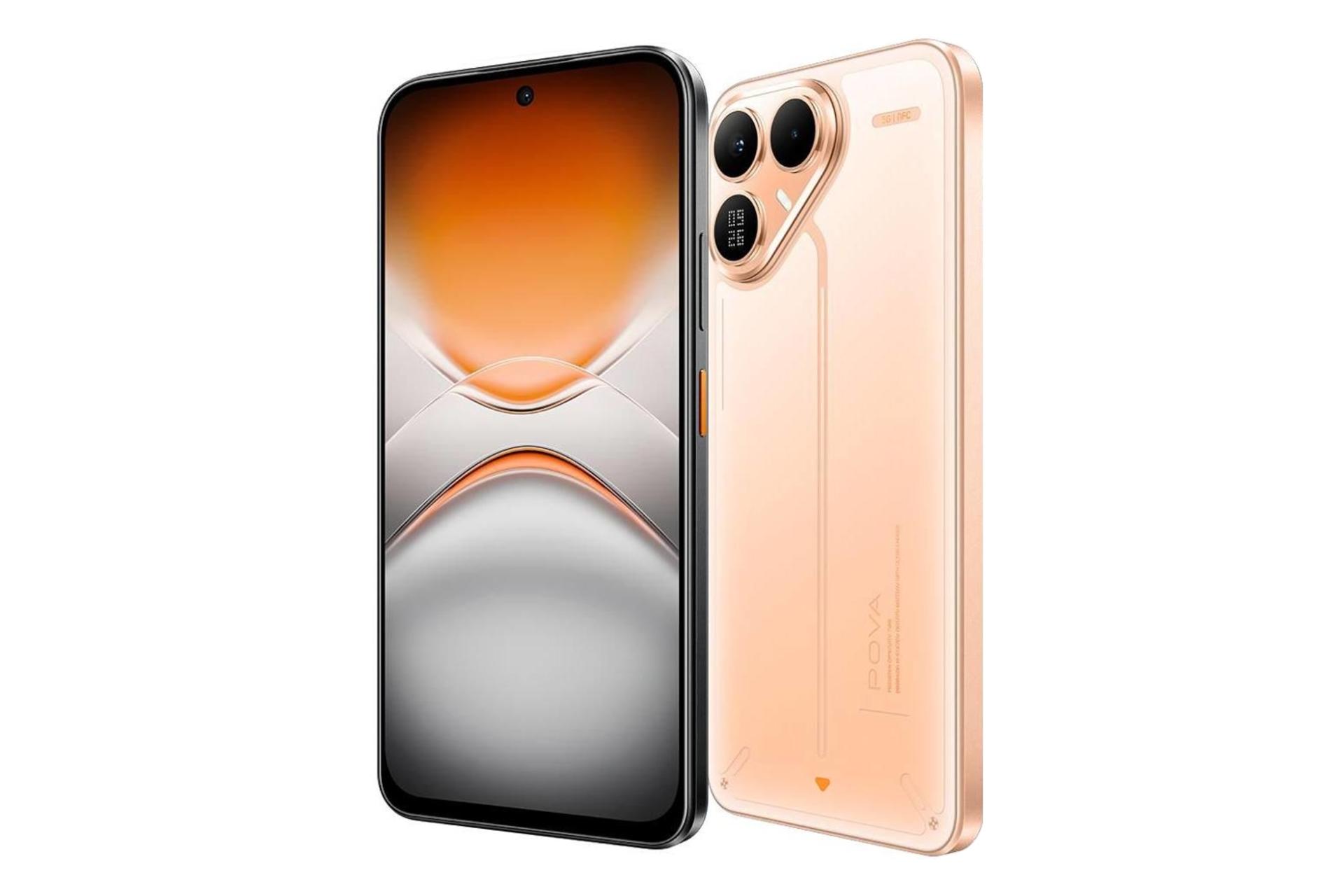 گوشی موبایل تکنو Tecno Pova 8 نارنجی