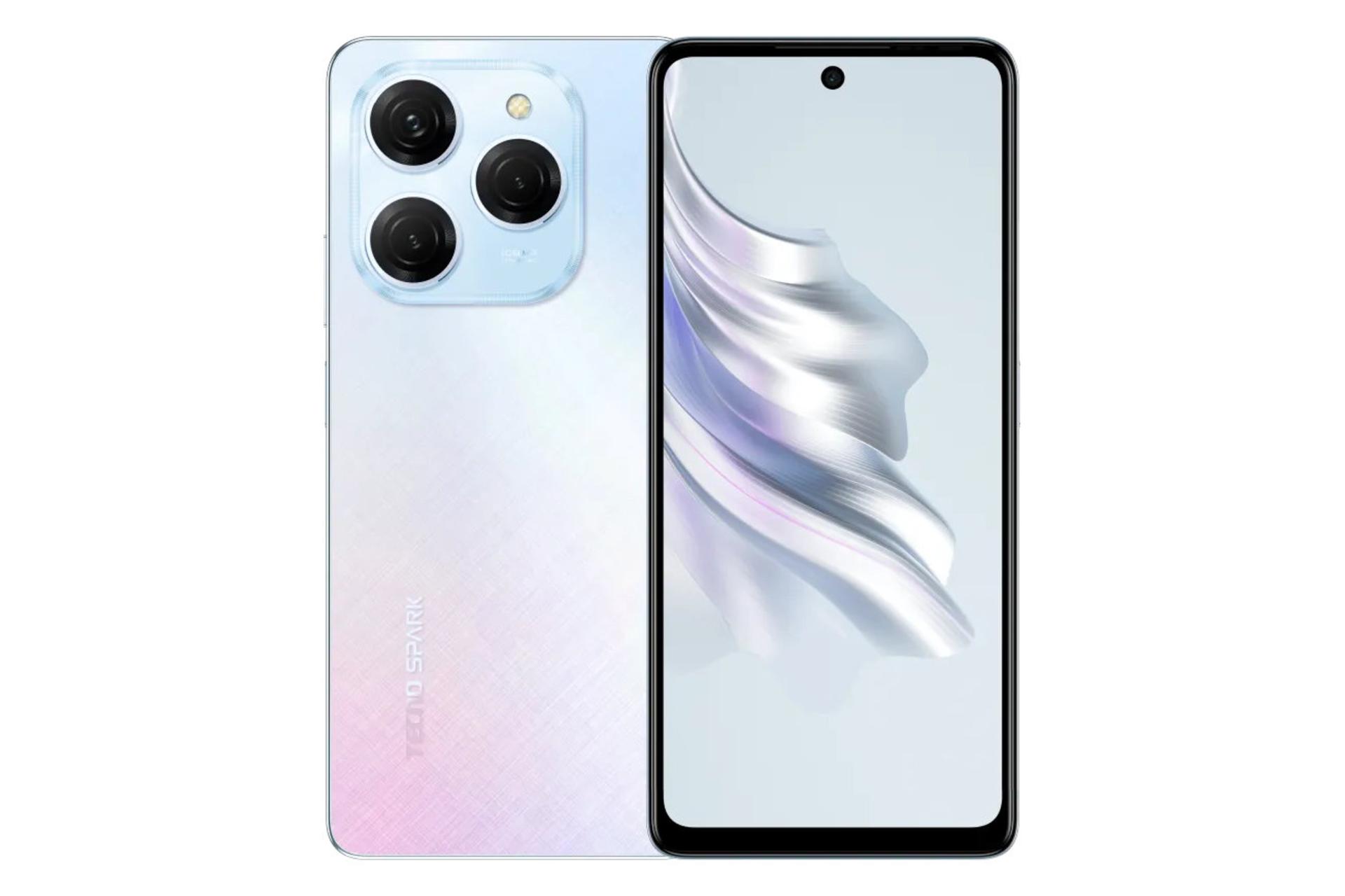 پنل جلو و پشت گوشی موبایل اسپارک 20 پرو تکنو / Tecno Spark 20 Pro گرادیانی آبی و بنفش