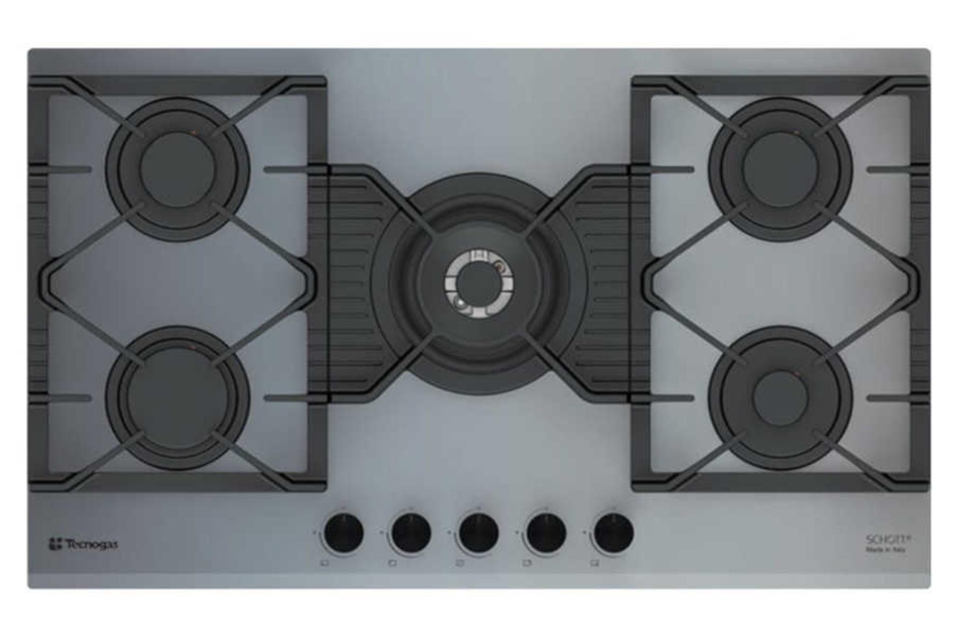 نمای بالای اجاق گاز صفحه ای تکنوگاز TTG-159118