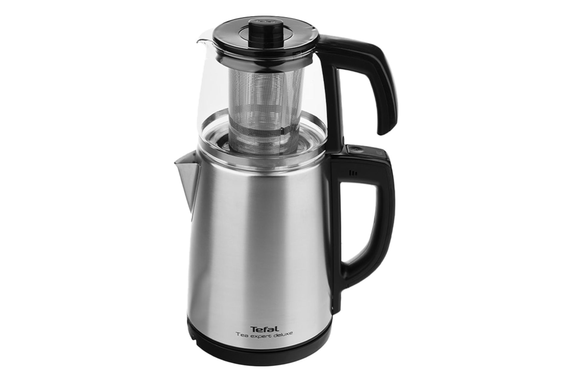 نمای چای ساز تفال BJ5108TR با نمایش کتری، قوری و درب قوری