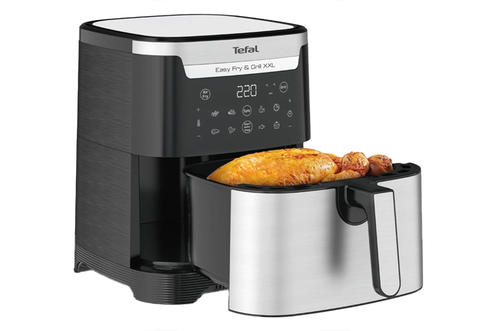 سمت چپ سرخ کن و هواپز تفال Tefal EY801D27