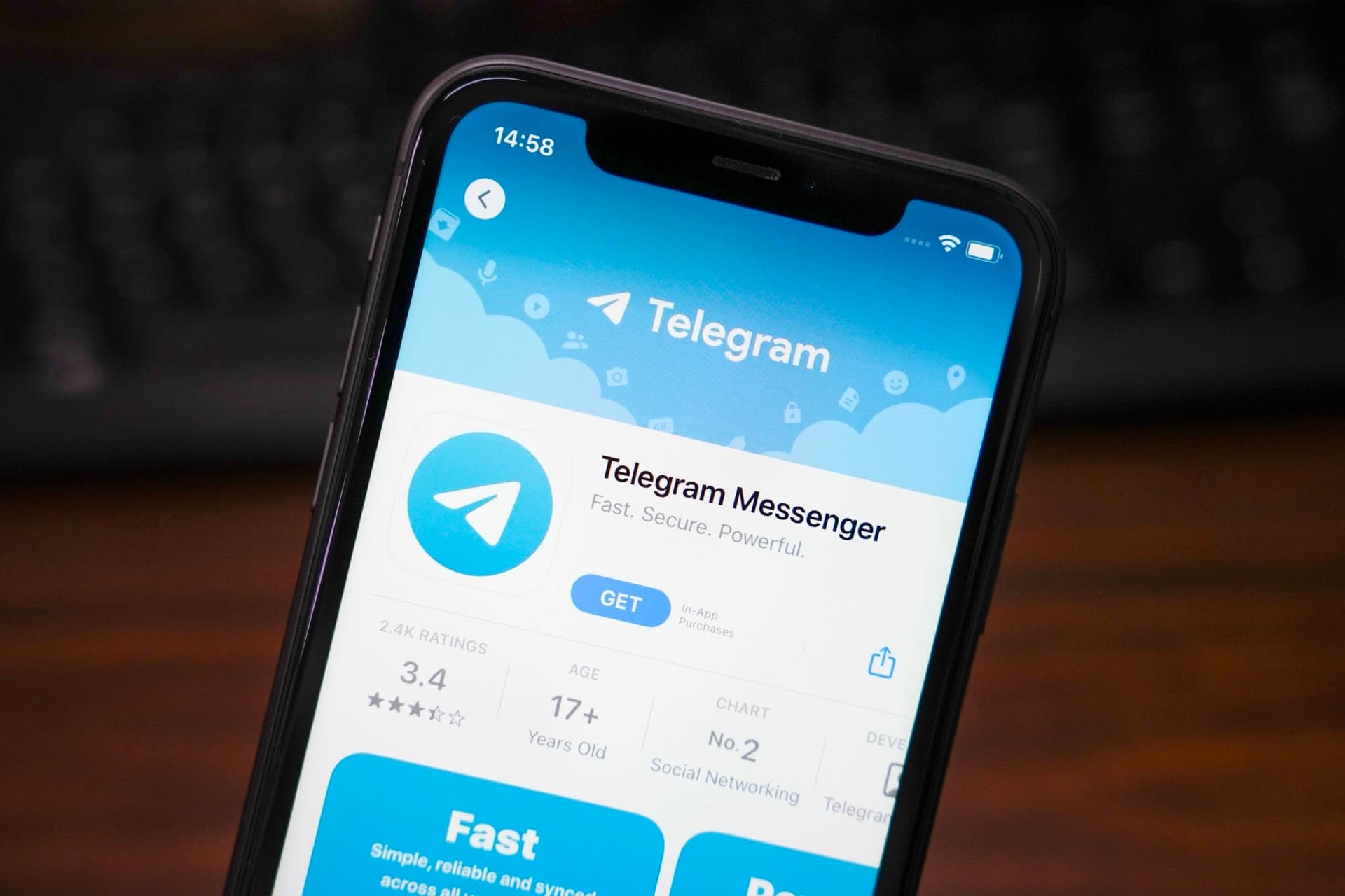 telegram app store page iphone 12 64da614fc50aed6838dee509