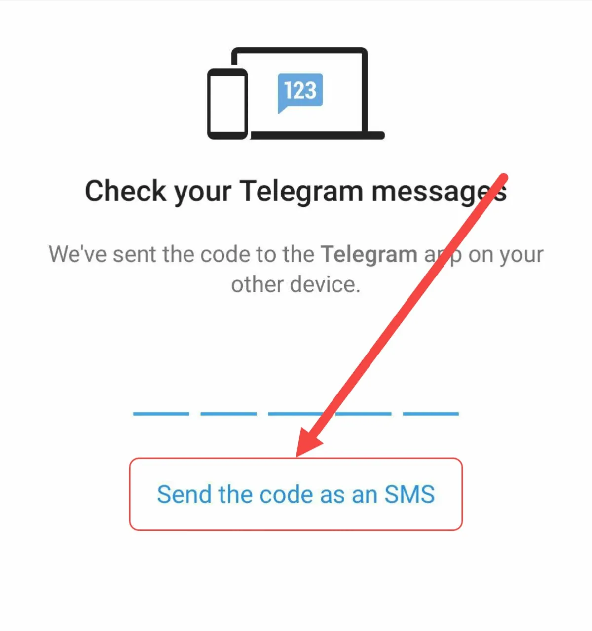 مشکل عدم دریافت کد تلگرام