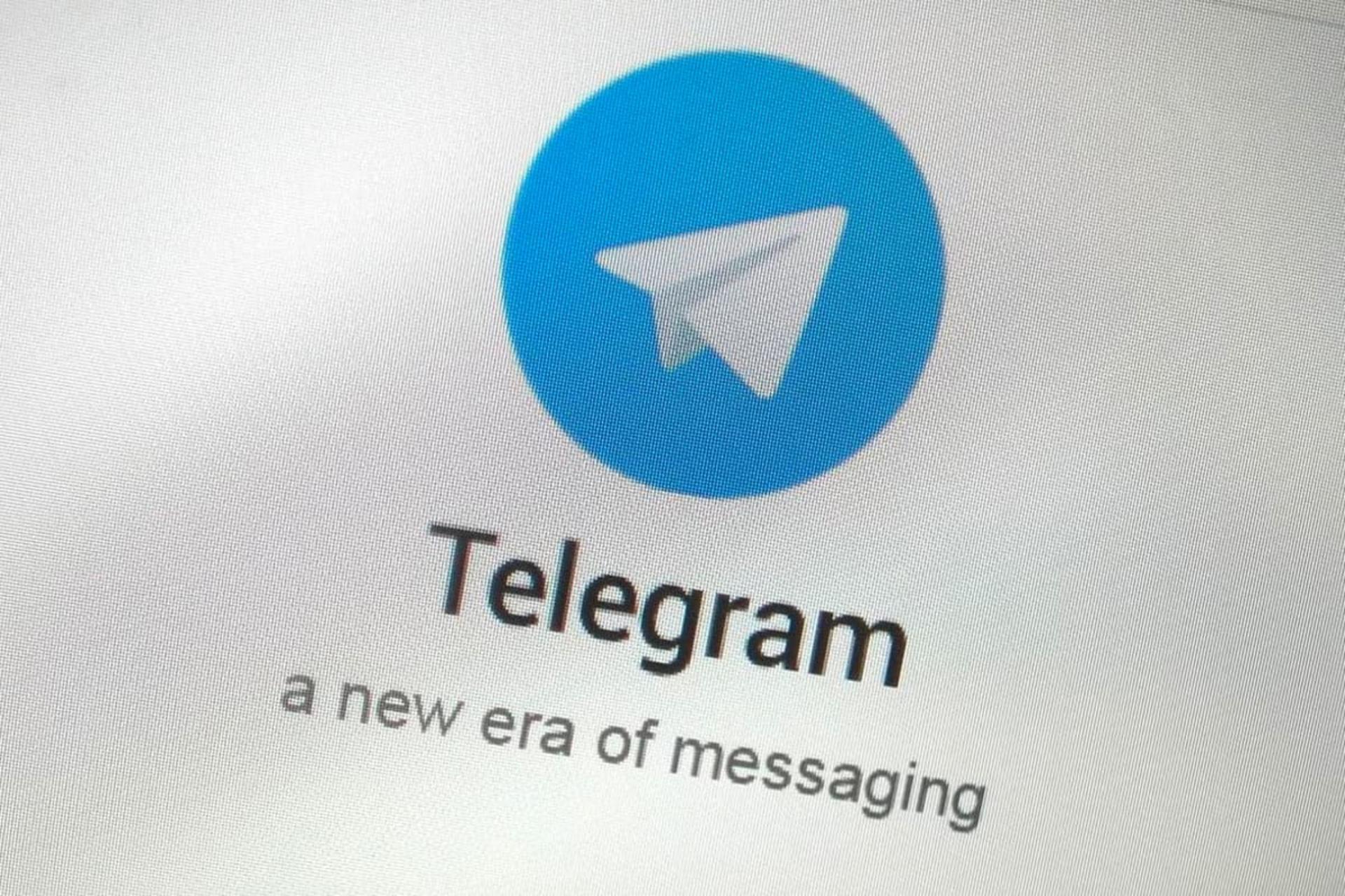 آیکون لوگو تلگرام Telegram در صفحه اصلی اپلیکیشن
