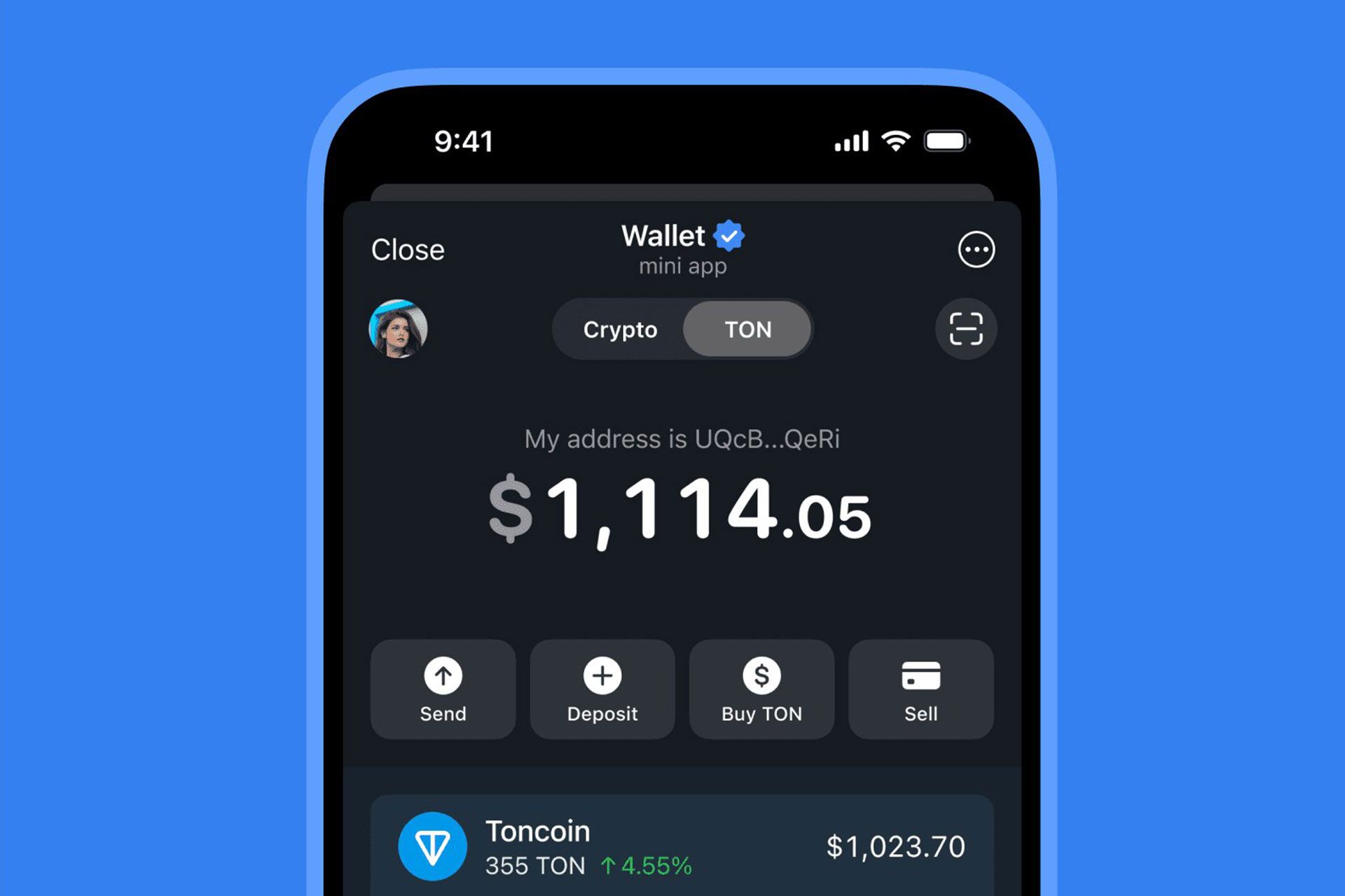 پوستری از ولت تلگرام 