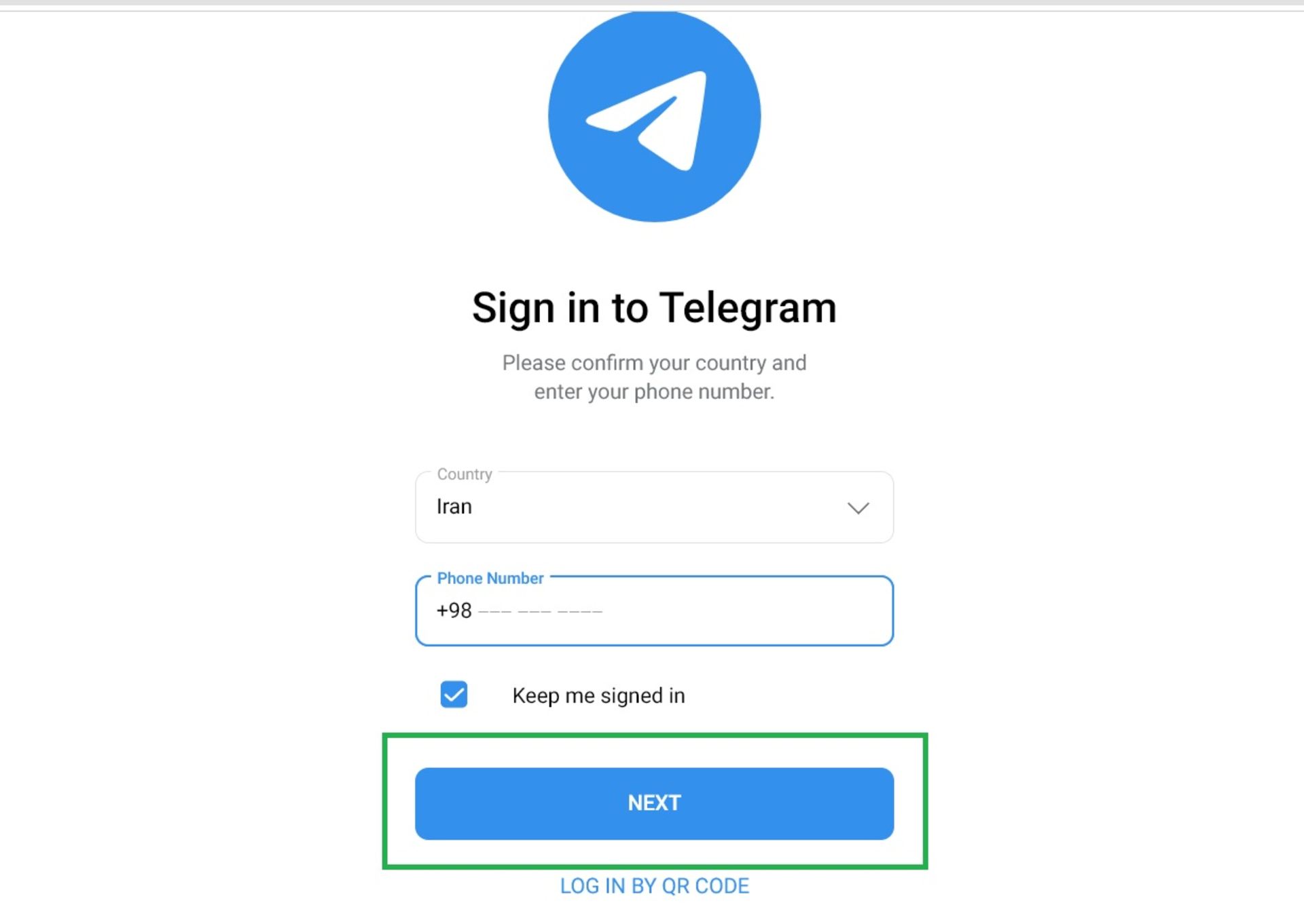 ورود به تلگرام وب