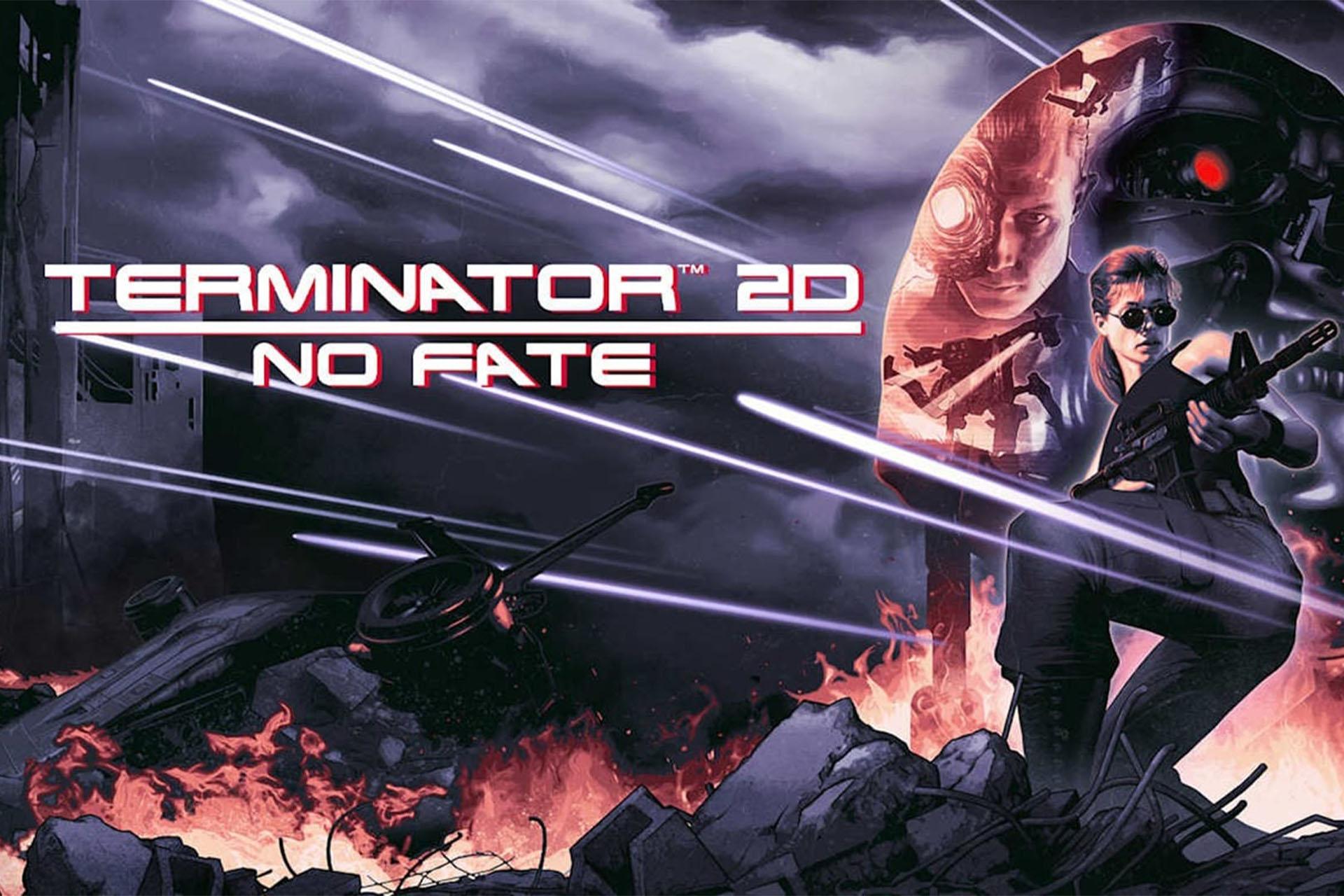 سارا کانر در پوستر بازی ۲ بعدی ترمیناتور