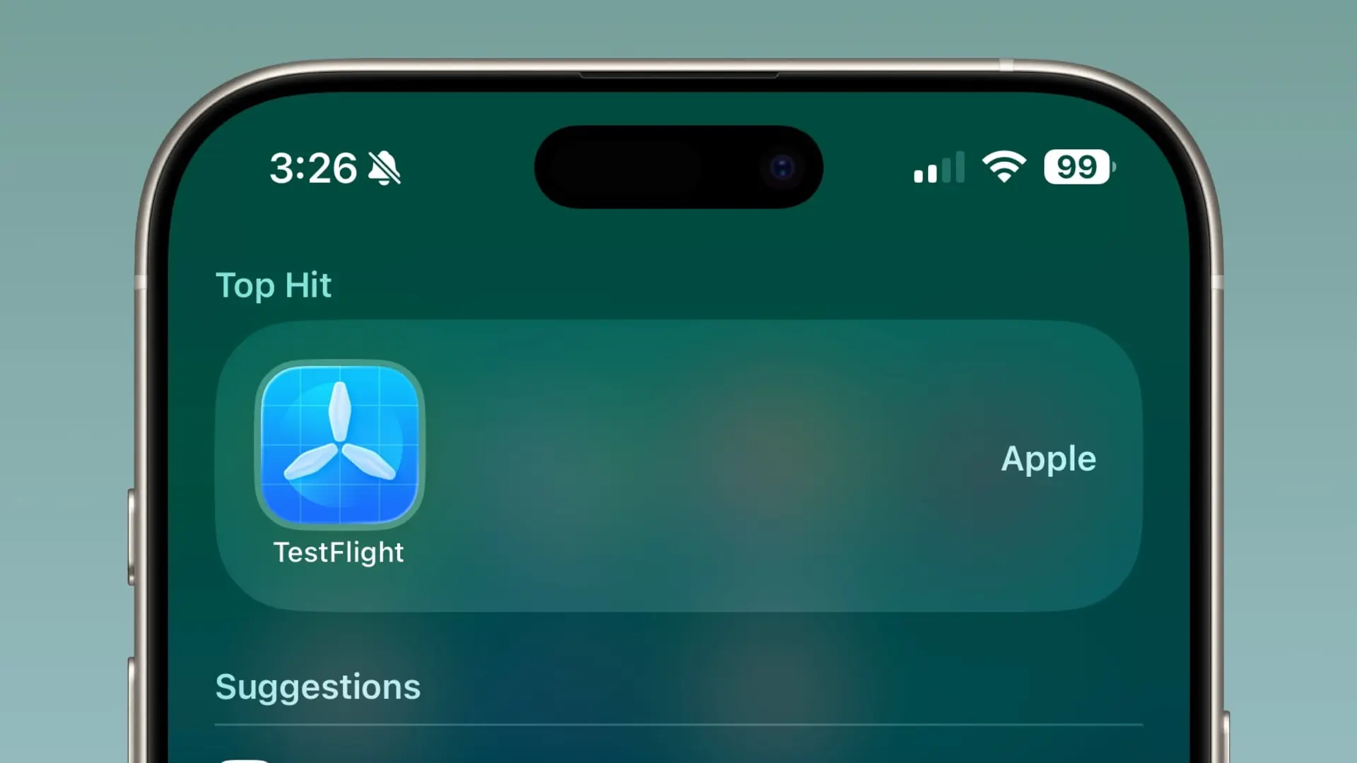 آیکون اپلیکیشن TestFlight اپل