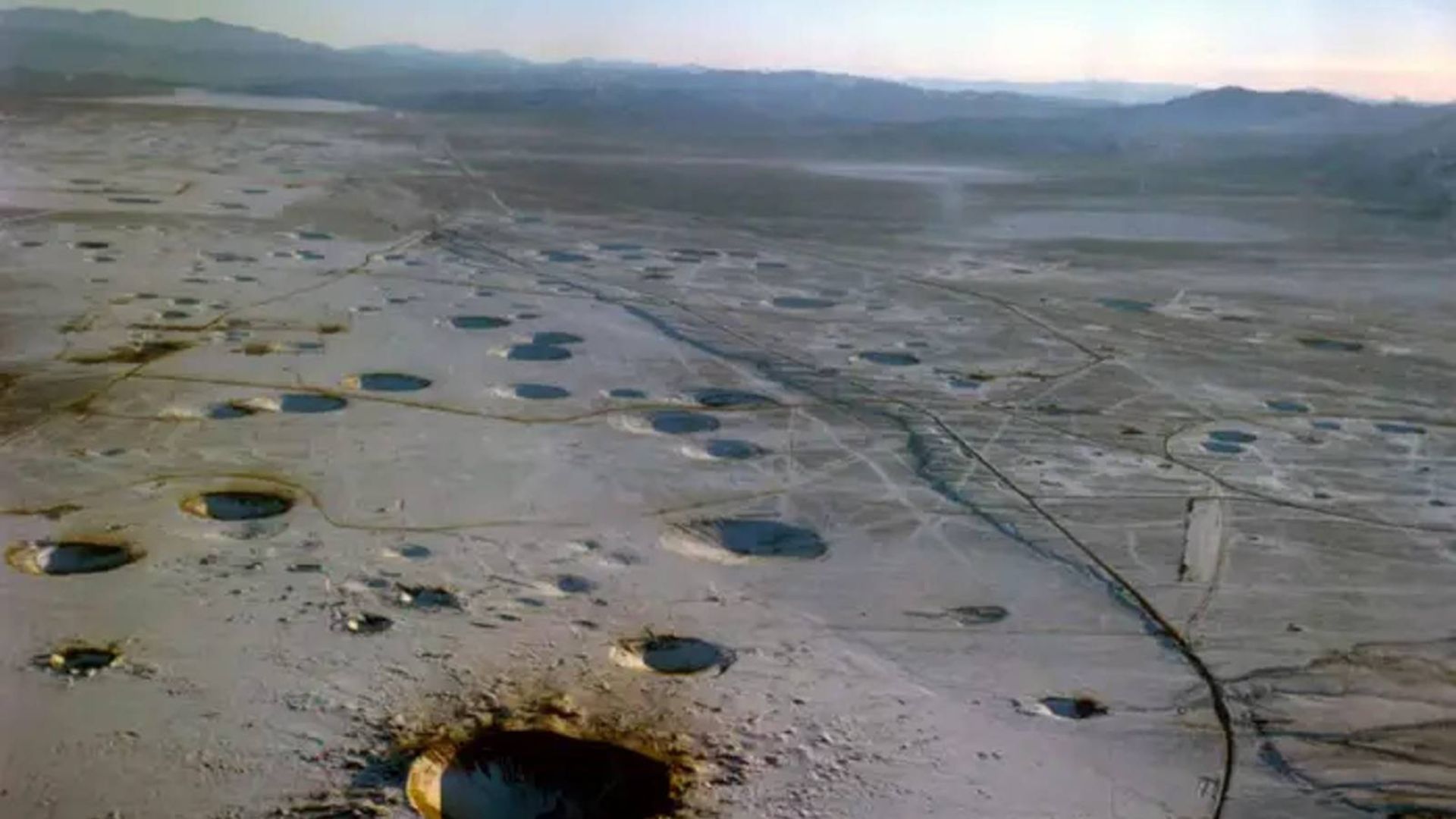 Nuclear test site in Nevada