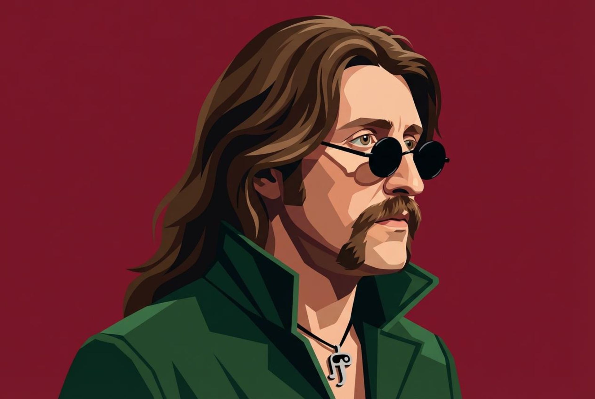 پرتره‌ی وکتور آرت از یک مرد