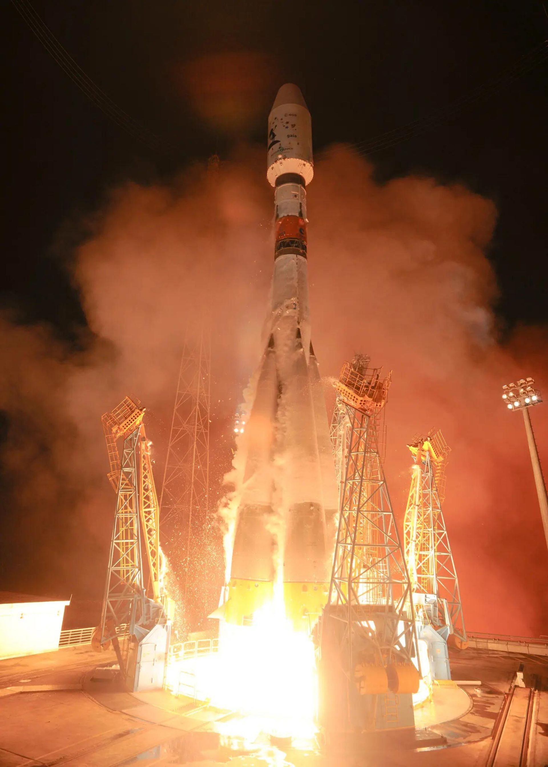 پرتاب تلسکوپ فضایی گایا برفراز موشک روسی سایوز