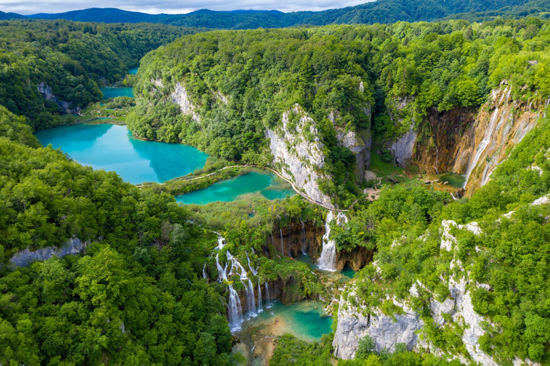 دریاچه Plitvice در کرواسی