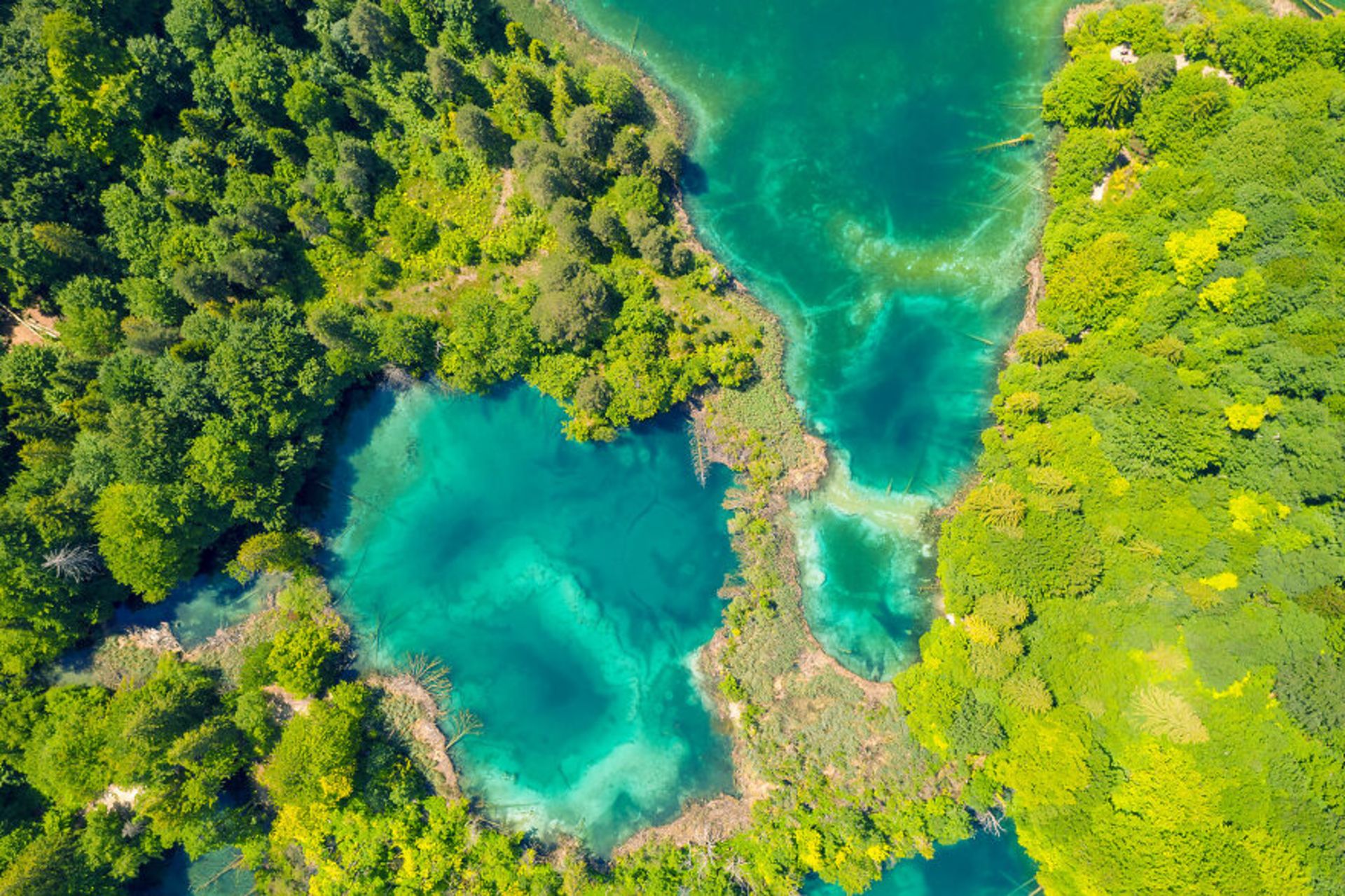دریاچه Plitvice در کرواسی