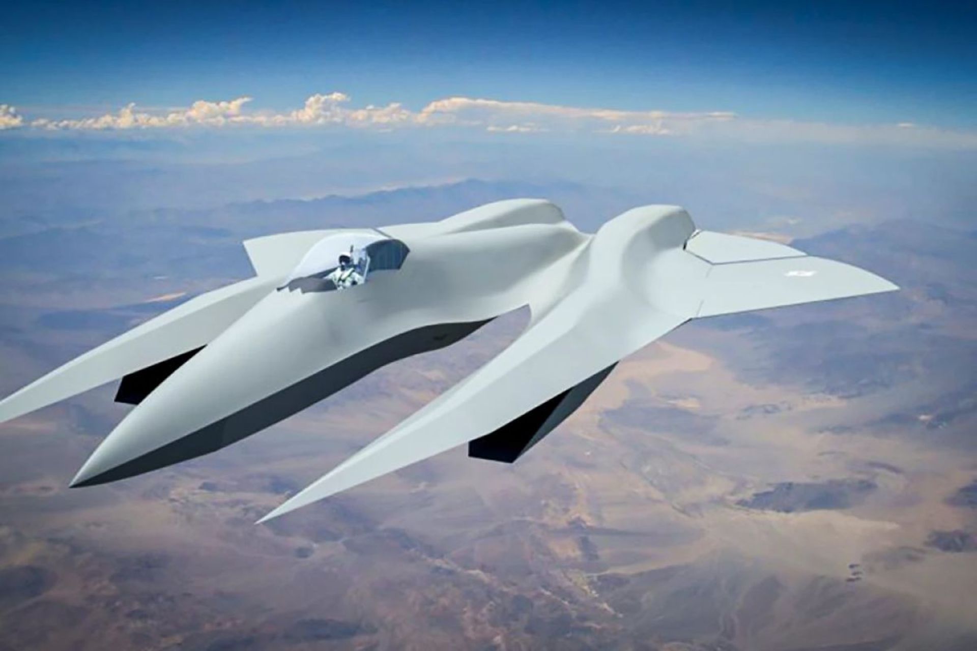 طرح مفهومی جنگنده SM-39 آمریکا