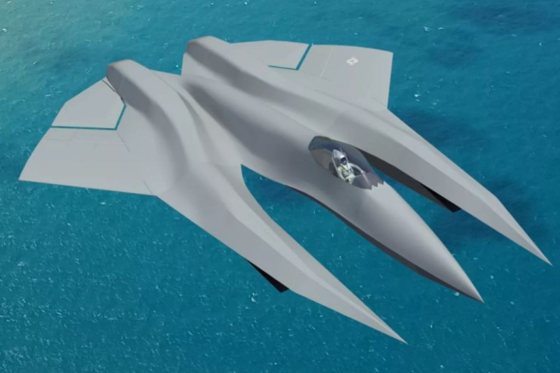 طرح مفهومی جنگنده SM-39 آمریکا