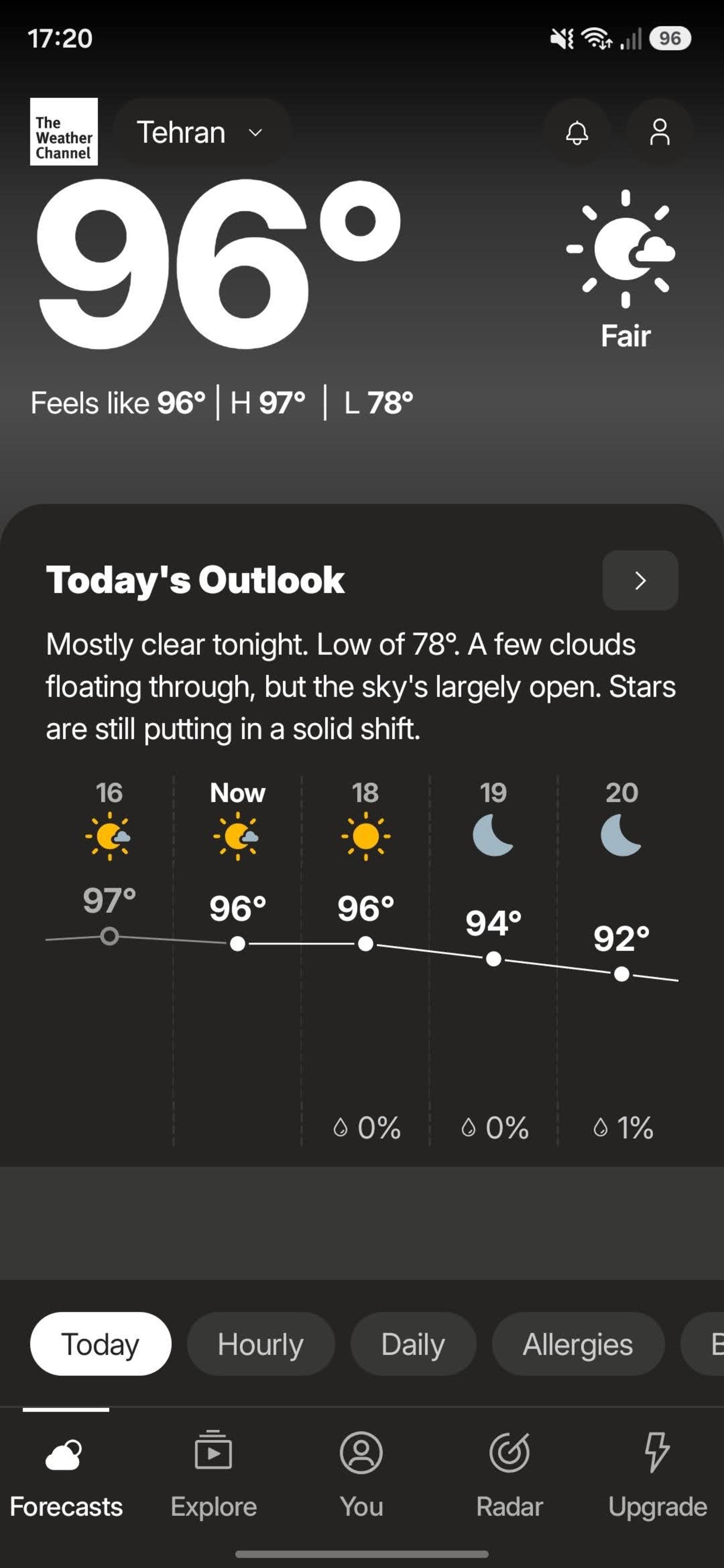 اپلیکیشن هواشناسی The Weather Channel