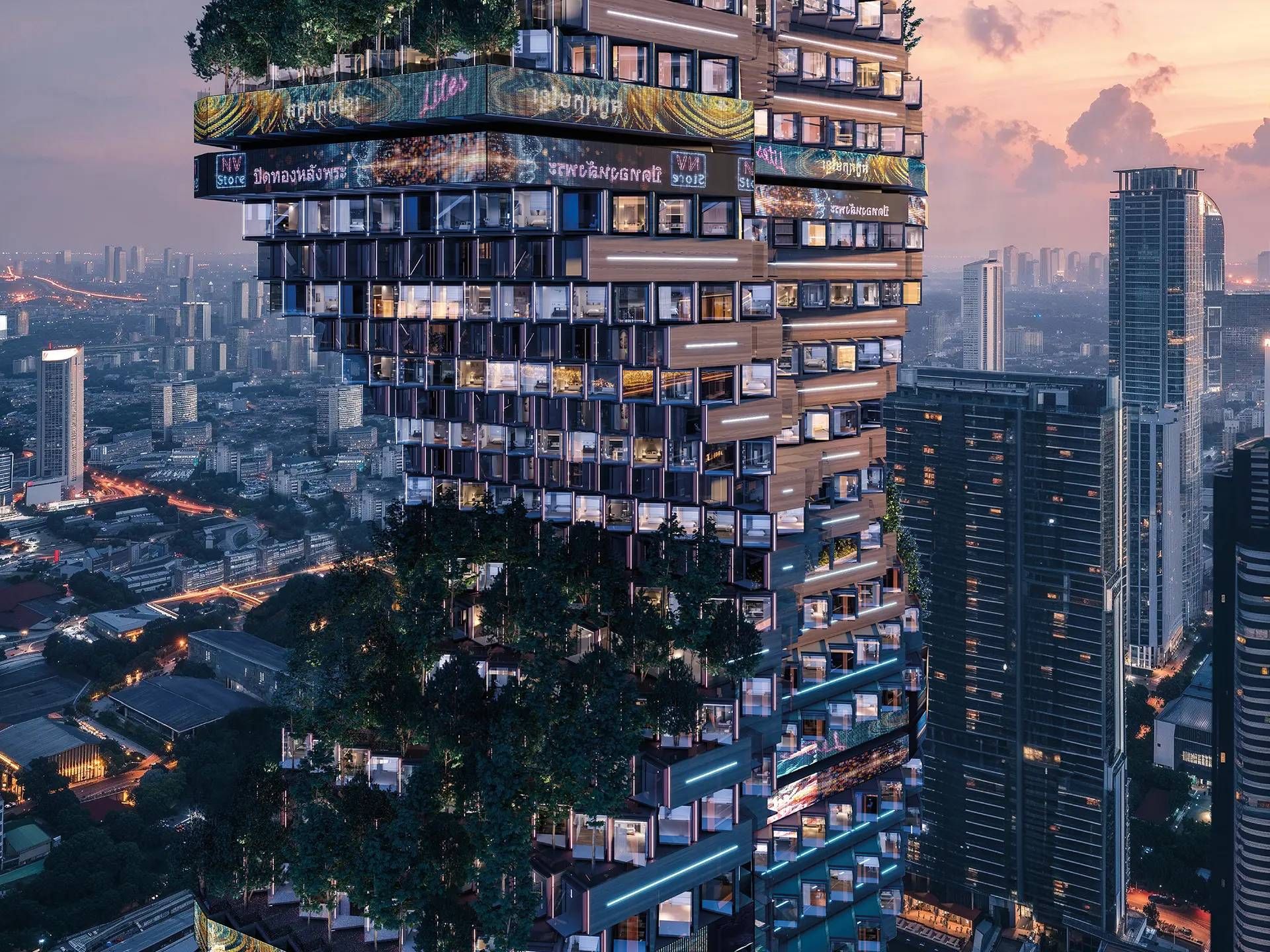 آسمان خراش The Weave Skyscraper