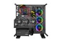 نمای نصب شده و درحال کار خنک کننده مایع ترمالتیک Thermaltake Floe Riing RGB 360 TT Premium Edition