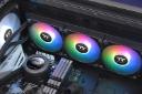 نمای نصب شده خنک کننده مایع ترمالتیک Thermaltake TH360 V2 Ultra ARGB