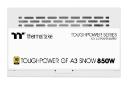 نمای پنل کناری پاور کامپیوتر ترمالتیک Toughpower GF A3 Snow - TT Premium Edition با توان 850 وات با نمایش لوگو