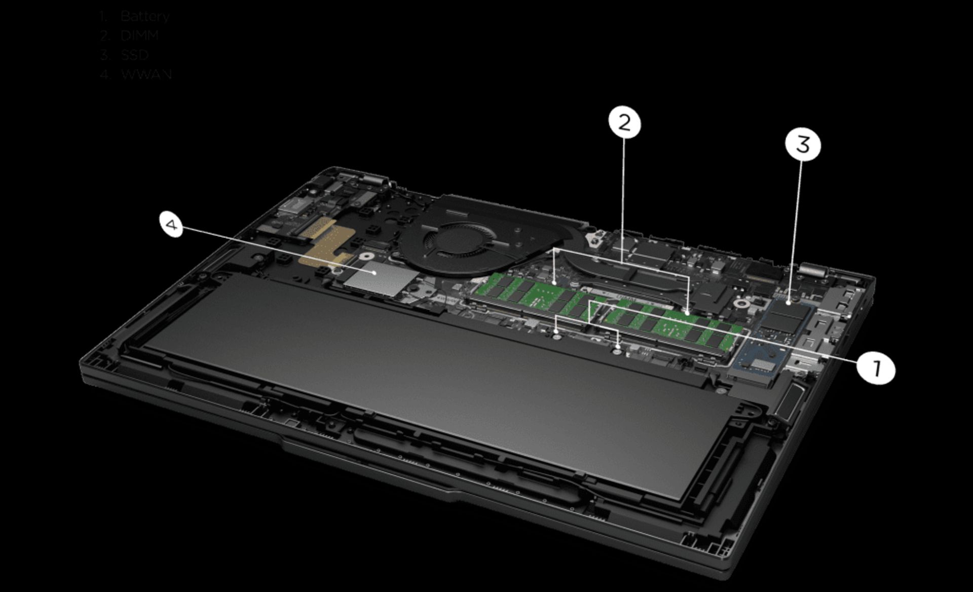 مادربرد لپ تاپ لنوو Thinkpad T16 Gen 3 