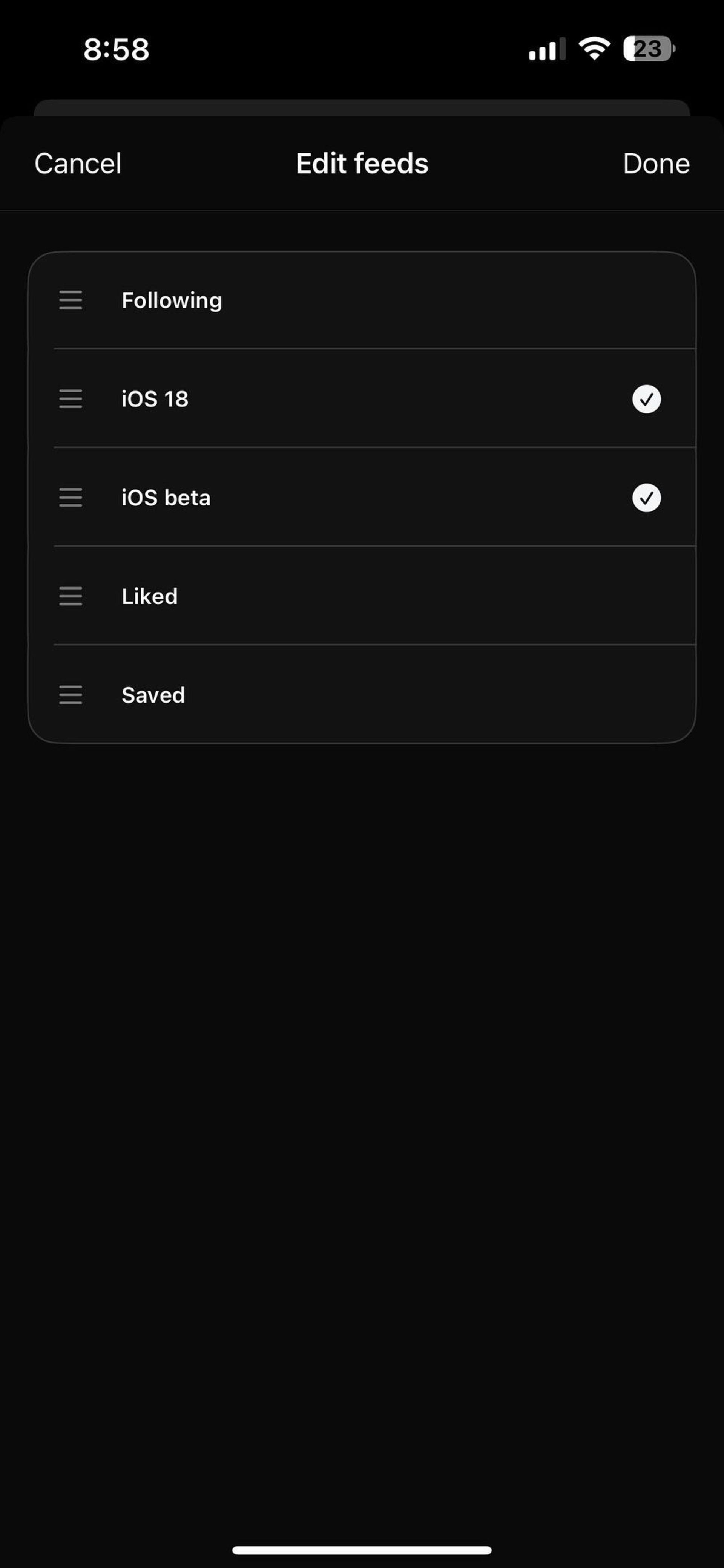 قابلیت ساخت فید اختصاصی در تردز بر اساس نتایج جستجو