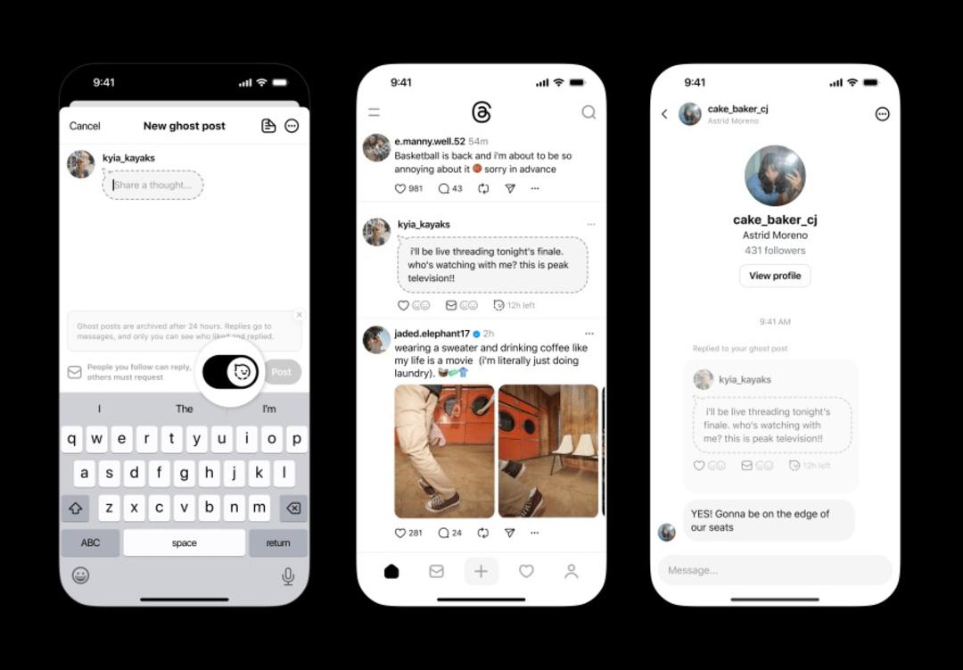 قابلیت Ghost posts تردز همراه با آیکون اختصاصی در صفحه‌‌ی ایجاد پست