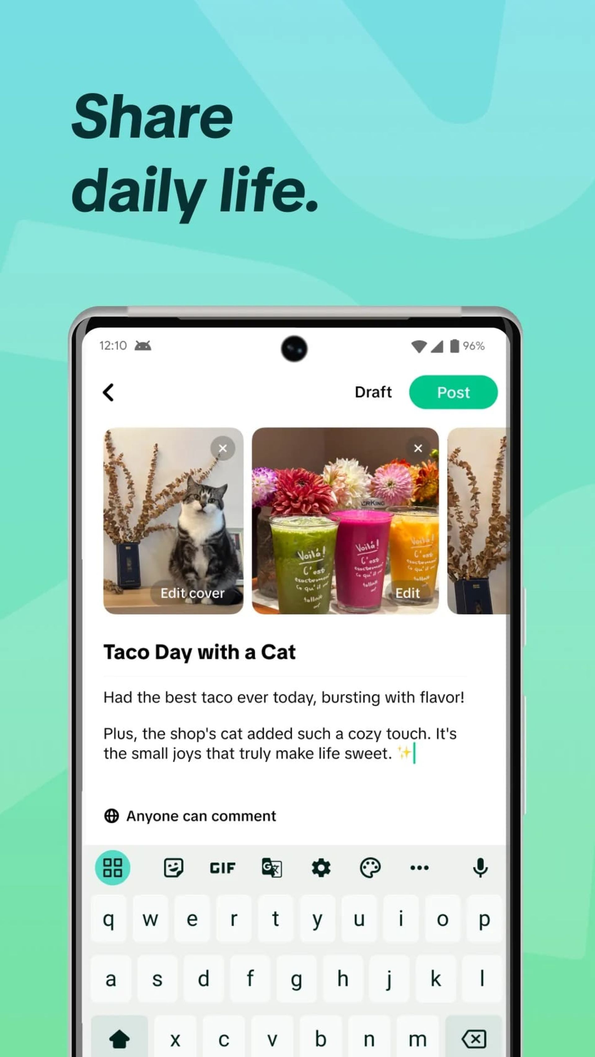 نرم افزار تیک تاک نوتس / TikTok Notes صفحه اصلی
