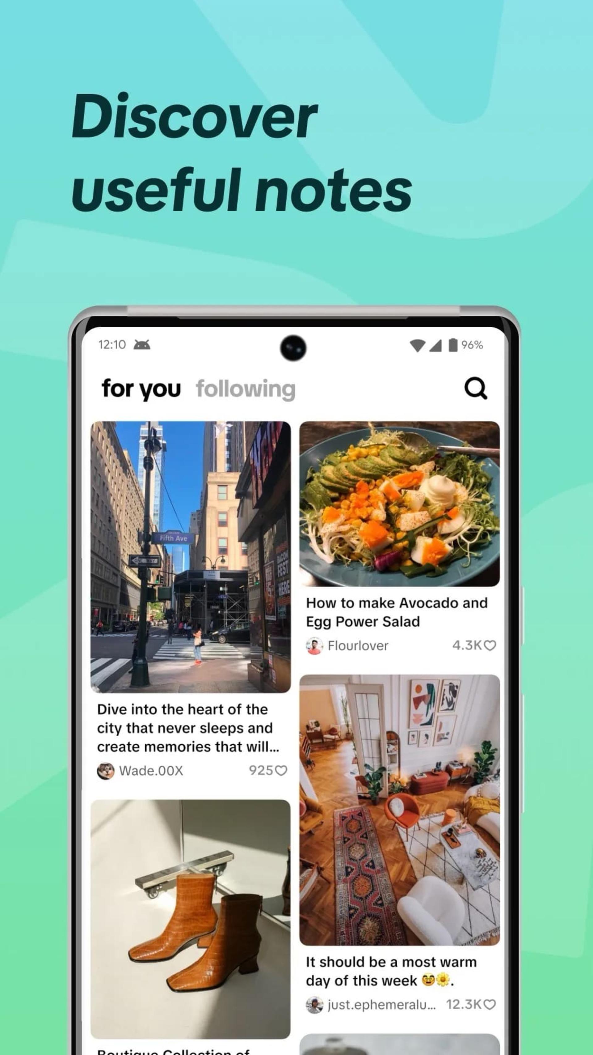 نرم افزار تیک تاک نوتس / TikTok Notes قسمت تصاویر